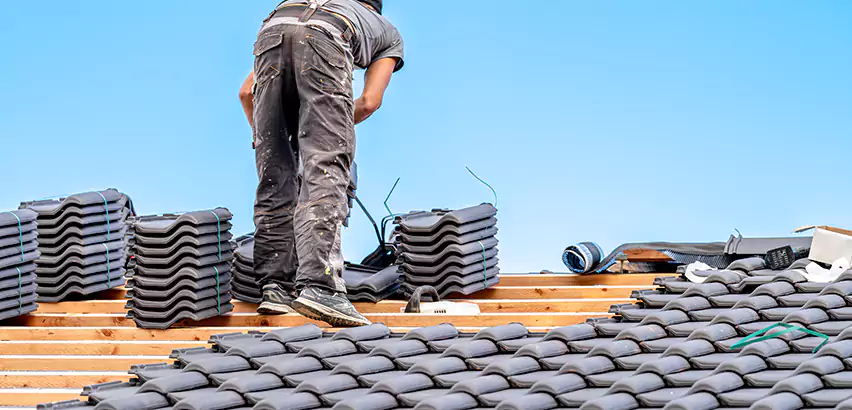 Replacing Tile Roof Underlayment in Tawakoni
